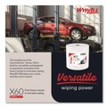 Perforated Roll & Hand Towels | WypAll 34955 12.2 in. x 12.4 in. General Clean Jumbo Roll X60 Cloths - White (1/Carton) image number 4