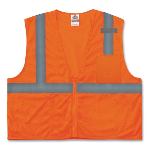 Clothing Protection | Ergodyne 21049 GloWear 8210Z Class 2 Economy Mesh Vest Polyester Orange 4X-Large/5X-Large image number 0