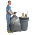 Low-Density Trash Bags | Platinum Plus 1507253 30 in. x 36 in. 30-Gallon 1.35 mil. Can Liners - Gray (100/Carton) image number 2