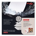Perforated Roll & Hand Towels | WypAll 34955 12.2 in. x 12.4 in. General Clean Jumbo Roll X60 Cloths - White (1/Carton) image number 6