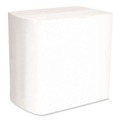Dispenser Napkins | Boardwalk BWK6000INTW 6.3 in. x 8.5 in. 1-Ply Interfold Napkins - White (12/Carton) image number 3