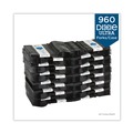 Disposable Forks | Dixie DUSSF5 SmartStock Mediumweight Polystyrene Forks Tri-Tower Dispensing System Cutlery - Black (960/Carton) image number 2