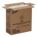 Cup Lids | Dixie D9538 8 oz. Dome Hot Drink Lids - White (1000/Carton) image number 4