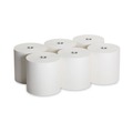 Perforated Roll & Hand Towels | Georgia Pacific Professional 26470 7.87 in. x 1000 ft. 1-Ply Hardwound Nonperforated Paper Towel Roll - White (6 Rolls/Carton) image number 3