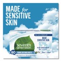 Fabric Softener & Starch | Seventh Generation 10732913449306 Natural Fabric Softener Sheets - Unscented (80 Sheets/Box, 4/Carton) image number 6