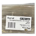 Pizza Boxes | Karat FP-PBF16W 16 in. x 16 in. x 1.97 in. Corrugated Paper Boxes - White/Brown (50/Bundle) image number 5