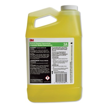 3M 3A Neutral Cleaner Concentrate 3a, Fresh Scent, 0.5 Gal Bottle, 4/carton