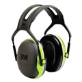  | 3M X4A 27 dB NRR PELTOR X Series Earmuffs - Black/Chartreuse image number 0