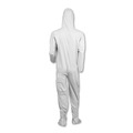 Cleaning Cloths & Wipes | Ansell 44334 A40 Elastic-Cuff Ankle Hood and Boot Coveralls - X-Large, White (25/Carton) image number 2