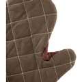 Oven Mitts, Pan Grabbers & Pot Holders | San Jamar 800FG17 17 in. WebGuard Plus Fabric Bestguard Oven Mitt - Tan (1-Pair) image number 4