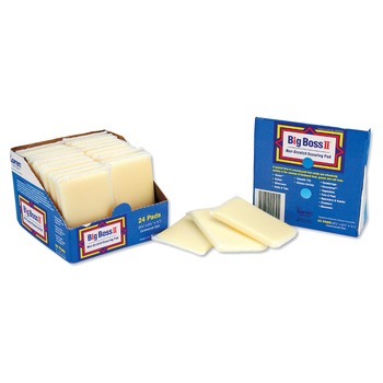 SCOURING PADS AND STICKS | Purex D29590 3.5 in. x 5.5 in. Non-Scratch Scouring Pads - Yellow (24/Carton)