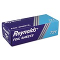 Foil Wraps | Reynolds Wrap 000000000000000721 10.75 in. x 12 in. Interfolded Aluminum Foil Sheets (6/Carton) image number 2