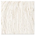 Mop Heads | Boardwalk BWK2020CEA #20 Cut-End Cotton Wet Mop Head - White image number 3