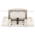 Baby Changing Stations | Rubbermaid Commercial FG781888LPLAT 33.5 in. x 21.5 in. Sturdy Station 2 Baby Changing Table - Platinum image number 3