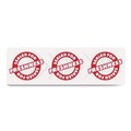 Labels | PM Company ICX90232497 1.88 in. X 6 in. Tamper Seal Label - Red/White (500/Roll, 4 Rolls/Carton) image number 1