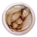 Cup Lids | Boardwalk BWKPET910STRAWPK 9 oz. to 10 oz. Crystal-Clear Cold Cup Straw-Slot Lids - Clear (100/Pack) image number 7