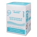 Bulk Savings Pricing 3 | phade 511204 7.75 in. Marine Biodegradable Straws - Ocean Blue (6000/Carton) image number 3