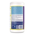 Cleaning Cloths & Wipes | LYSOL Brand 19200-81700 7 in. x 7.5 in. 1-Ply Dual Action Disinfecting Wipes - Citrus, White/Purple (6 Canisters/Carton) image number 1