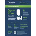 Water Filters | Brita 42201CT Water Faucet Mount Filtration System with 1 Elite Advanced Replacement Filter - White (4/Carton) image number 4