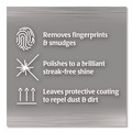 Cleaning Cloths & Wipes | WEIMAN 92A 1-Ply 7 in. x 8 in. Stainless Steel Wipes - White image number 2