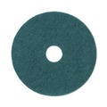 Floor Pads-Stripping | Boardwalk BWK4020GRE 20 in. Diameter Heavy-Duty Scrubbing Floor Pads - Green (5/Carton) image number 0