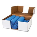 High-Density Trash Bags | Inteplast Group BRS404818BL 60 Gallon 18 mic 40 in. x 48 in. High-Density Commercial Can Liners - Blue (200/Carton) image number 2