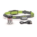Office Flashlights | Energizer ENY38A42P Rechargeable Lithium-Ion Pro Series Multi-Color Hybrid Headlamp with 4 AAA Batteries - Gray/Green image number 0
