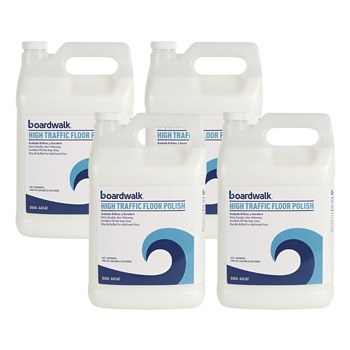 FLOOR FINISHES | Boardwalk 132000-41ESSN 1 Gallon High Traffic Floor Polish (4/Carton)
