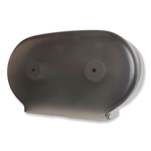 Toilet Tissue Dispensers | GEN PH62410ESD 19.5 in. x 5.5 in. x 11.25 in. Twin Tissue Dispenser - Transparent (1/Carton) image number 0