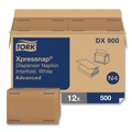 Dispenser Napkins | Tork DX900 1-Ply Bag-Pack 13 in. x 8.5 in. Xpressnap Interfold Dispenser Napkins - White (6000/Carton) image number 0