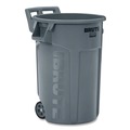 Indoor Waste Receptacles | Rubbermaid Commercial 2131929 BRUTE 44 gal Plastic Vented Wheeled Container - Gray image number 0