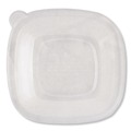 Food Containers & Lids | World Centric BQLCS24 8.8 in. x 8.8 in. PLA Lids for Fiber Bowls - Clear (200/Carton) image number 0