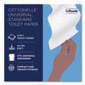 Perforated Roll & Hand Towels | Cottonelle 13135 2-Ply Septic Safe Bathroom Tissue - White (451 Sheets/Roll, 20 Rolls/Carton) image number 10