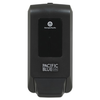 SOAP DISPENSERS | Georgia Pacific Professional 53057 Pacific Blue Ultra 5.6 in. x 4.4 in. x 11.5 in. 1200 mL Refill Soap/Sanitizer Dispenser - Black (1/Carton)