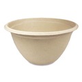 Food Containers & Lids | World Centric BB-SC-12N-LFP 4.5 in. Diameter x 2.5 in. H 12 oz. Paper Fiber Bowls - Natural (500/Carton) image number 0