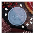 Cup Lids | Dart 20SL Plastic Cold Cup Lids Fits 8 oz. to 32 oz. Cups/Containers - Translucent (100/Sleeve, 10 Sleeves/Carton) image number 5