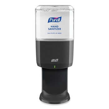 PURELL 7724-01 ES8 5.25 x 8.56 x 12.13 1,200 mL Touch Free Hand Sanitizer Dispenser - Graphite (1/Carton)