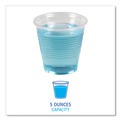 Cups | Boardwalk BWKTRANSCUP5CT 5 oz. Plastic Cold Cups - Translucent (100 /Bag, 25 Bags/Carton) image number 4