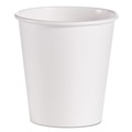 Cups | SOLO 510W 1-Sided Poly 10 oz. Paper Hot Cups - White (1000/Carton) image number 0