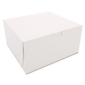 Bakery Boxes & Containers | SCT SCH 0941 8 in. x 8 in. x 4 in. Bakery Boxes - White (250/Carton) image number 0