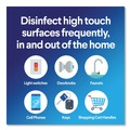 Cleaning Cloths & Wipes | Clorox 01593 7 in. x 8 in. 1-Ply Bleach Free Disinfecting Wipes - Fresh Scent, White (12 Canisters/Carton) image number 8