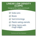 Repro Trash Bags | Stout by Envision G3344B11 33 in. x 44 in. 39-Gallon 1.1 mil. Controlled Life-Cycle Plastic Trash Bags - Brown (40/Box) image number 9
