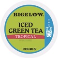 Coffee - Caffeinated | Bigelow 5000364656 0.10 oz. Tea K-Cups - Tropical Iced Green Tea (22/Box) image number 1