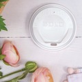 Cup Lids | SOLO LGXW2-0007 The Gourmet Lid Hot Cup Lids for Trophy Plus, Fits 12 oz to 20 oz - White (1,500/Carton) image number 5