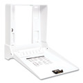 Towel Dispensers | San Jamar T1905WH 11.63 in. x 5 in. x 14.5 in. True Fold C-Fold/Multifold Paper Towel Dispenser - White image number 6