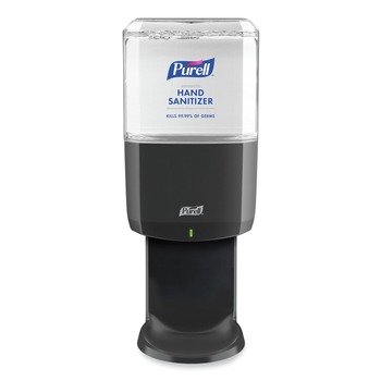 PURELL 6424-01 ES6 5.25 x 8.56 x 12.13 1,200 mL Touch Free Hand Sanitizer Dispenser - Graphite (1/Carton)