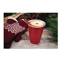 Cups | Dart P16R 16 oz. Plastic Cold Drink Party Cups - Red (50/Pack) image number 4