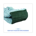 Mop Heads | Boardwalk BWK1400MCT EchoMop with Looped-End Synthetic/Cotton Wet Mop Head - Medium, Blue (12/Carton) image number 4
