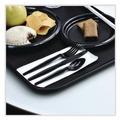 Disposable Knives | Boardwalk BWKKNIHWPPBIW Heavyweight Wrapped Polypropylene Knife - Black (1000/Carton) image number 2