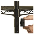 Racks & Shelving | Alera ALESW503618BL NSF Certified Industrial 36 in. x 18 in. x 72 in. 4-Shelf Wire Shelving Kit - Black image number 5